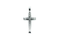 Matte/Polished Cross Pendant - 10k & 14k | PDQXN03000
